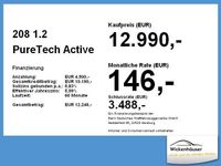 Gebraucht Peugeot 208 Active 75 PS (55 kW) 2023 Lack gelb faro/typ aussenverkleidung met (metallic) Kleinwagen