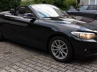 Gebraucht BMW 218 136 PS (100 kW) 2016 Schwarz Cabrio