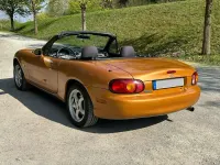 Gebraucht Mazda MX5 110 PS (80 kW) 1998 Orange Cabrio