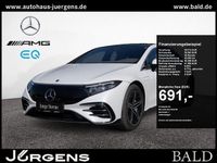 Gebraucht Mercedes EQS500 AMG 330 kW (449 PS) 2023 Weiß manufaktur lack manufaktu Limousine