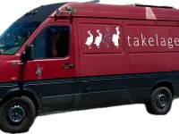 Gebraucht VW LT 110 PS (80 kW) 2001 Rot Van / Kleinbus