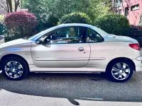 Gebraucht Peugeot 206 CC 96 PS (70 kW) 2005 Silber Cabrio