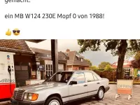 Gebraucht Mercedes 230 132 PS (97 kW) 1988 Silber Limousine