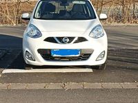 Gebraucht Nissan Micra Acenta 80 PS (58 kW) 2015 Weiß Limousine
