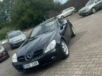 Gebraucht Mercedes SLK200 163 PS (119 kW) 2004 Tansanitblau Cabrio