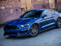 Gebraucht Ford Mustang GT Premium 426 PS (313 kW) 2017 Blau Coupé