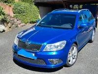 Gebraucht Skoda Octavia RS 170 PS (125 kW) 2012 Blau Kombi