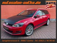 Gebraucht VW Golf VII LOUNGE 110 PS (80 kW) 2015 Rot Kombi