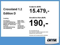 gebraucht Opel Crossland 1.2 Edition *SpurH*LED*Tempomat*