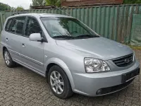 Gebraucht Kia Carens EX 139 PS (102 kW) 2006 Silber Van / Kleinbus