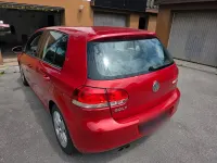 Gebraucht VW Golf VI 122 PS (89 kW) 2009 Rot Kleinwagen