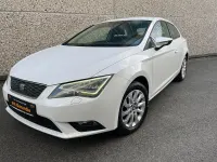 Usata Seat Leon Style 110 CV (80 kW) 2015 Bianco Coupé