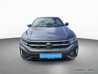 Gebraucht VW T-Roc Cabriolet R-line 150 PS (110 kW) 2024 Rauchgrau metallic schwarz Cabrio