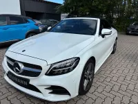 Gebraucht Mercedes C180 AMG line 156 PS (114 kW) 2018 Weiß Cabrio
