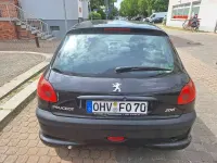 Gebraucht Peugeot 206 Tendance 75 PS (55 kW) 2007 Schwarz Limousine