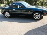 Gebraucht Mazda MX5 114 PS (83 kW) 1992 Grün Cabrio