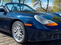 Gebraucht Porsche Boxster 204 PS (150 kW) 1999 Blau Cabrio
