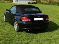 Gebraucht BMW 118 Cabriolet Sport Line 143 PS (105 kW) 2009 Schwarz Cabrio