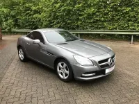 Gebraucht Mercedes SLK200 184 PS (135 kW) 2012 Palladiumsilber  metalliclack Cabrio