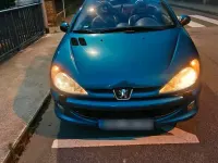 Gebraucht Peugeot 206 80 PS (58 kW) 2003 Blau Cabrio