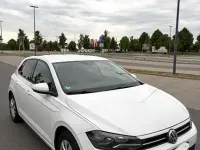 Gebraucht VW Polo Highline 95 PS (69 kW) 2019 Weiß Kleinwagen