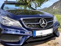 Gebraucht Mercedes E220 AMG line 170 PS (125 kW) 2017 Blau Cabrio