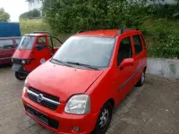 Gebraucht Opel Agila 60 PS (44 kW) 2005 Rot Van / Kleinbus