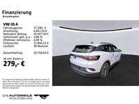 Gebraucht VW ID.4 Pure 125 kW (170 PS) 2022 Gletscherweiß metallic (metallic) SUV