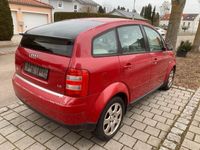 gebraucht Audi A2 1,4 Benzin Klima Rot Concert Alu 75PS - erst 157tkm