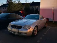 Gebraucht Mercedes SLK230 193 PS (141 kW) 1998 Silber Cabrio