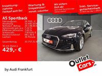 Gebraucht Audi A5 Sportback Advanced 231 PS (169 kW) 2021 Mythosschwarz metallic Kleinwagen