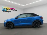 Gebraucht VW T-Roc Cabriolet R-line 150 PS (110 kW) 2022 Ravennablau (metallic) Cabrio