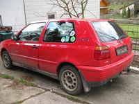 Gebraucht VW Golf III 75 PS (55 kW) 1996 Rot Kleinwagen