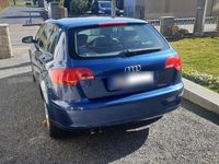 Gebraucht Audi A3 Sportback Attraction 140 PS (102 kW) 2007 Blau Kleinwagen