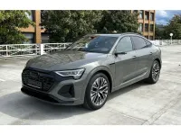 Gebraucht Audi Q8 Sportback e-tron Comfort 300 kW (408 PS) 2023 Chronosgrau (metallic) SUV