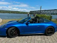 Gebraucht Porsche 911 Carrera 4 GTS Targa 450 PS (330 kW) 2017 Blau Cabrio