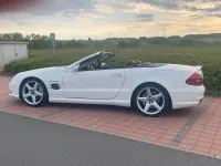 Gebraucht Mercedes SL55 AMG AMG 517 PS (380 kW) 2007 Weiß Cabrio