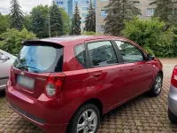 Gebraucht Chevrolet Aveo 101 PS (74 kW) 2009 Rot Kleinwagen