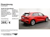 Gebraucht Audi A3 Sportback e-tron S-Line 245 PS (180 kW) 2023 Tangorot metallic Kleinwagen