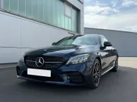 Gebraucht Mercedes C200 AMG line 184 PS (135 kW) 2018 Blau Coupé