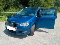 Gebraucht VW Touran Trendline 140 PS (102 kW) 2009 Blau Van / Kleinbus