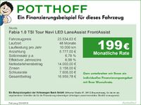 gebraucht Skoda Fabia 1.0 TSI Tour Navi LED LaneAssist FrontAssist