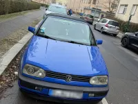 Second-hand VW Golf 101 CP (74 kW) 1997 Albastru Cabrio