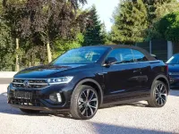 Gebraucht VW T-Roc Cabriolet R-line 150 PS (110 kW) 2022 Schwarz Cabrio