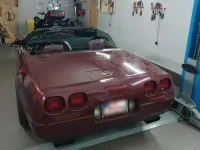 Second-hand Corvette C4 306 CP (225 kW) 1993 Roșu Cabrio