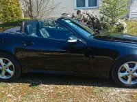 Gebraucht Mercedes SLK320 218 PS (160 kW) 2000 Schwarz Cabrio