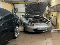 Gebraucht Mazda MX5 110 PS (80 kW) 1998 Silber Cabrio