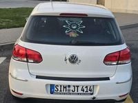 Gebraucht VW Golf VI Trendline 80 PS (58 kW) 2011 Weiß Kleinwagen