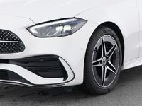 Gebraucht Mercedes C220 AMG line 200 PS (147 kW) 2023 Polarweiss  unilack Limousine