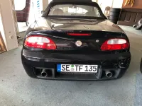 Gebraucht MG TF 136 PS (100 kW) 2004 Schwarz Cabrio